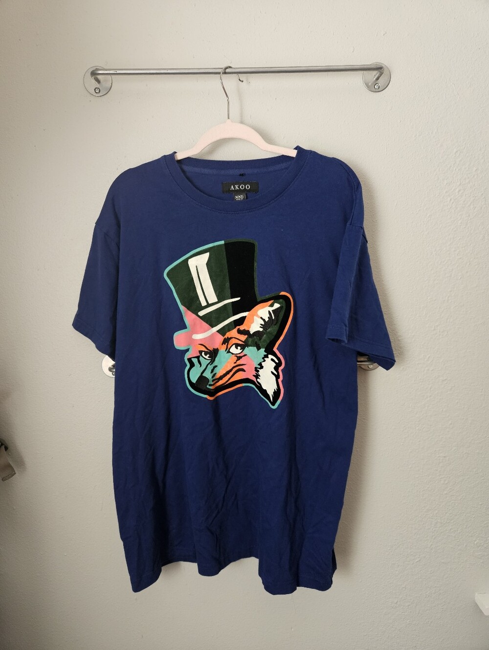 AKOO Top Hat Fox T-Shirt Mens size XXL
